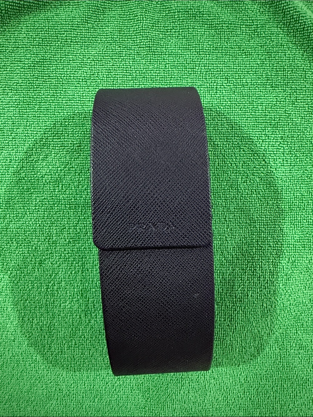 Prada Black Saffiano Leather sunglass case